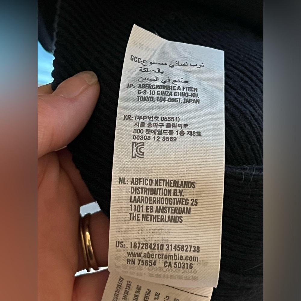 Abercrombie & Fitch Black Long Sleeve Dress - Picture 8 of 12